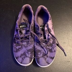 NOBULL Purple Tie-Dye Athletic Shoes